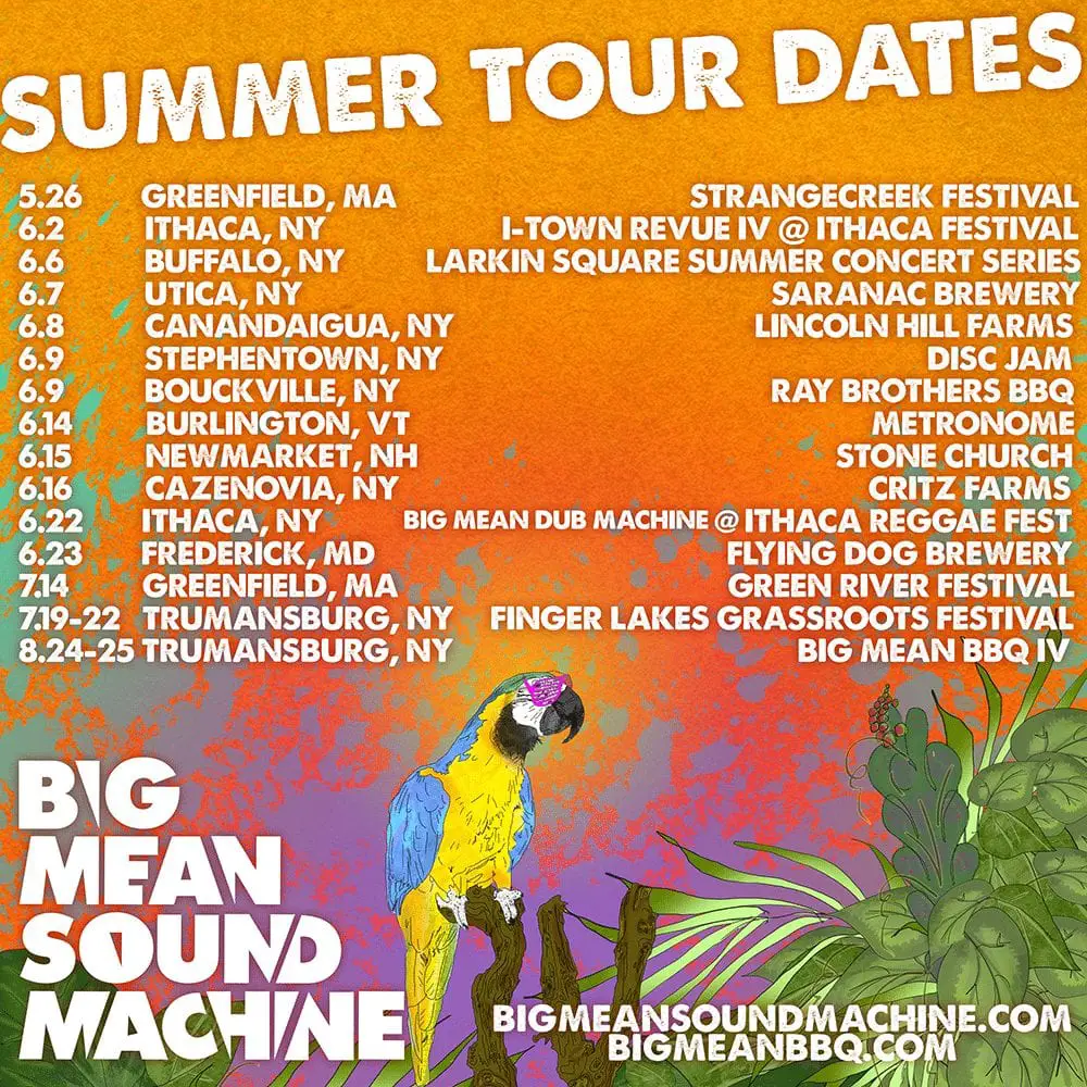 Big Mean Sound Machine Announces Summer Tour - NYS Music